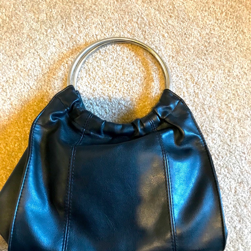 Small faux leather bag